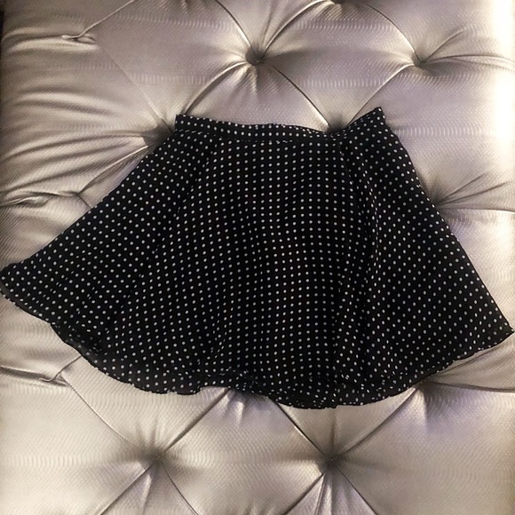BCBG black skirt with white polka dots! - Picture 3 of 4